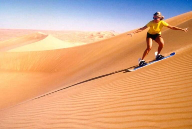 sandboarding desert safari